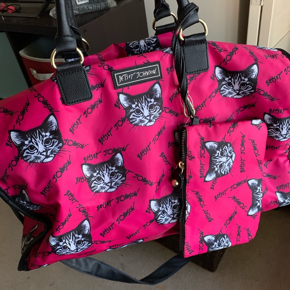 Betsey Johnson duffle bag